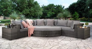 Enhance Your Garden's Comfort and Style with Rattan Corner Sofa Sets - Modern Rattan