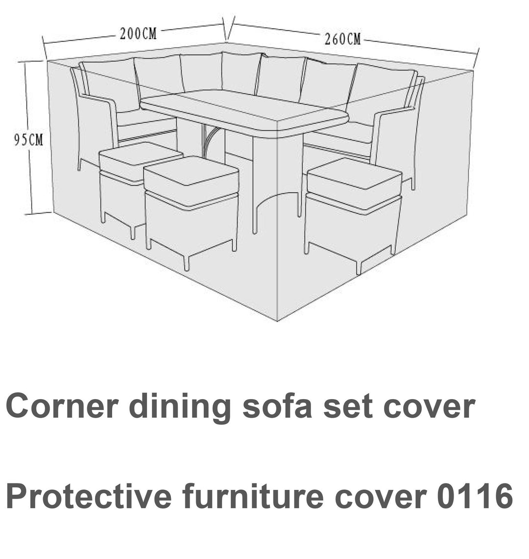 Cover Corner sofa sets Katherine/charlotte/Edwina - COVE0116 - Modern Rattan
