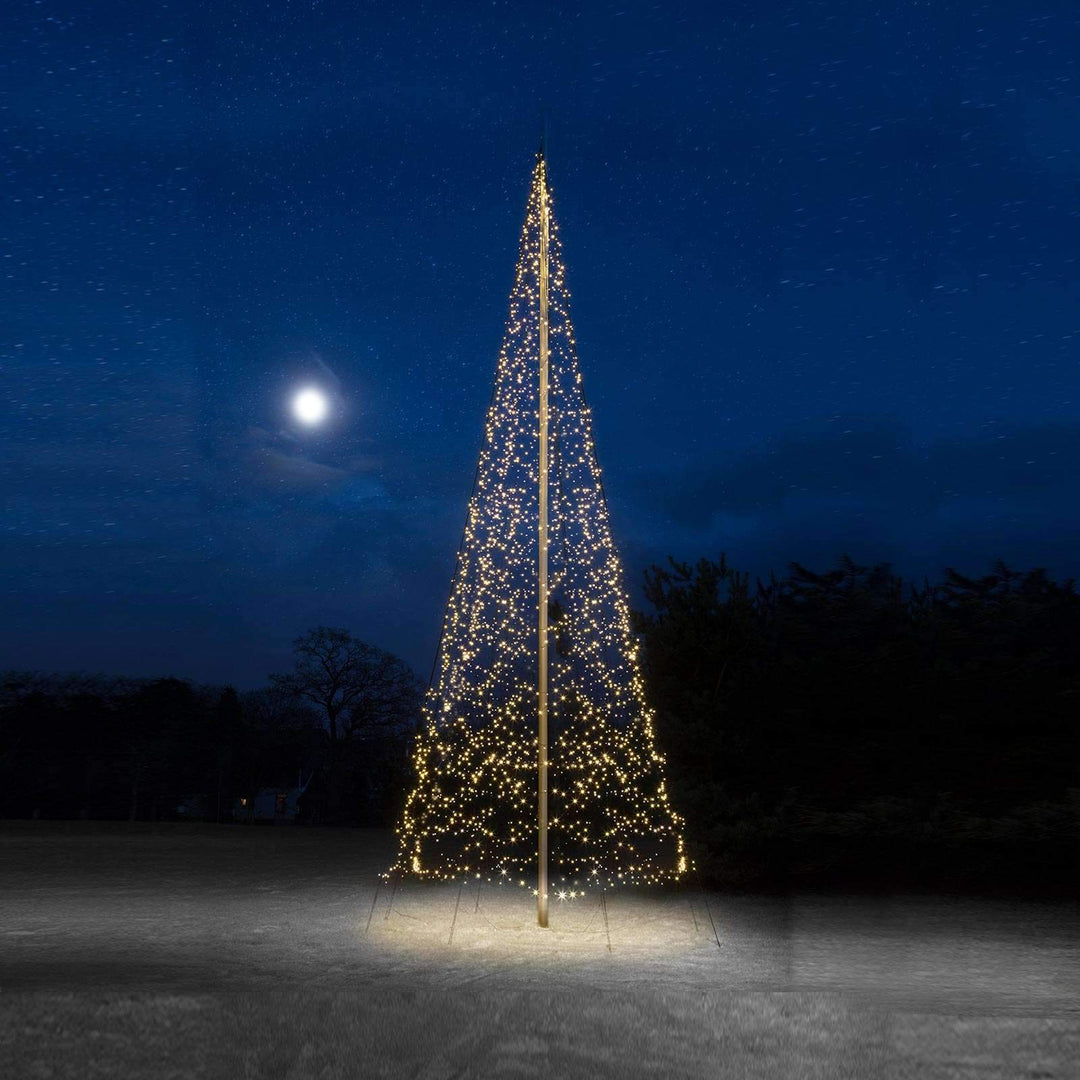 Christmas Outdoor LED Trees - Modern Rattan