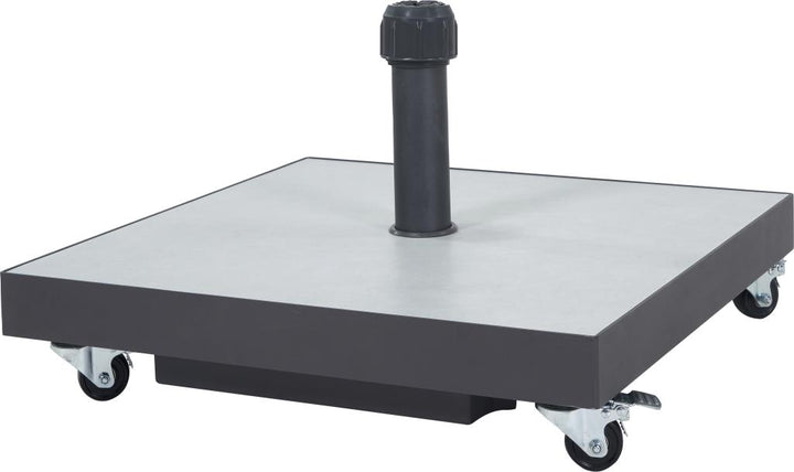Ceramica Grey 40KG Wheeled Parasol Base