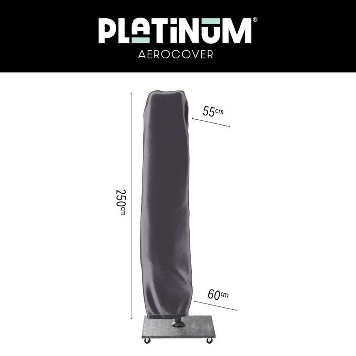 Free Arm Parasol Aerocover 250 x 55/60