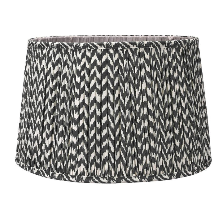 Vienna 45cm Black Chevron Mushroom Pleat Shade