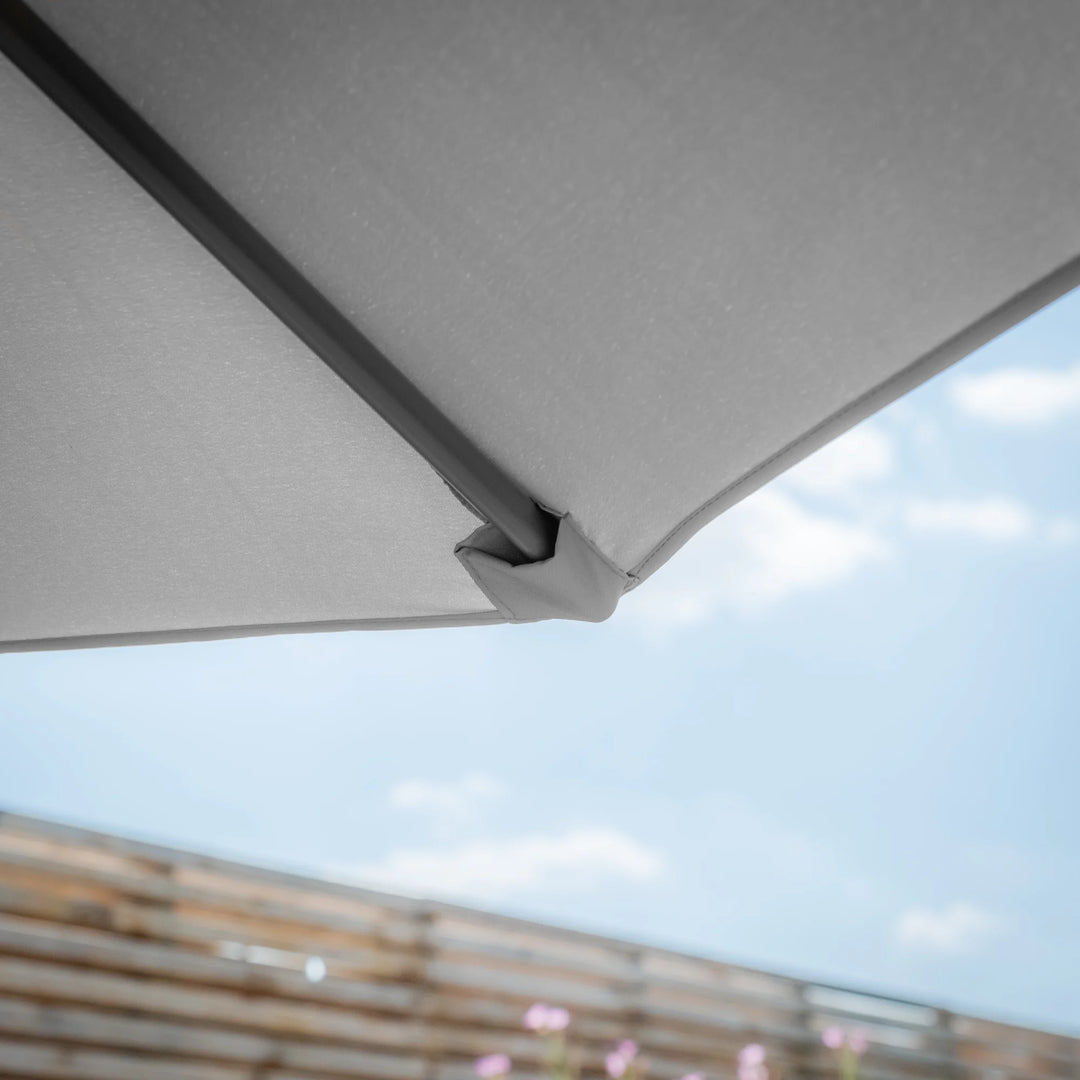 Capri 2.2x4M Rectangular Parasol With Crank