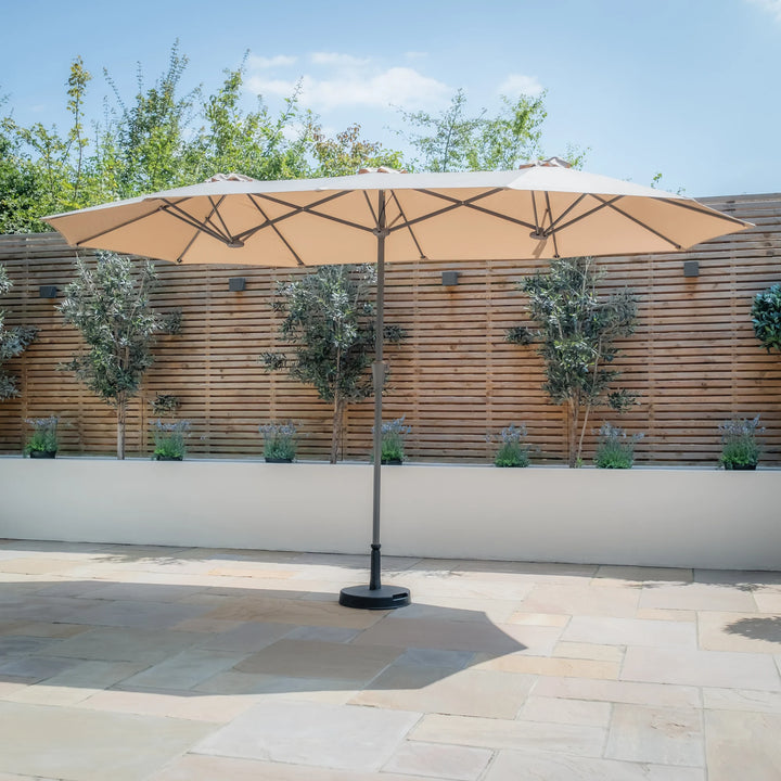 Capri 2.2x4M Rectangular Parasol With Crank