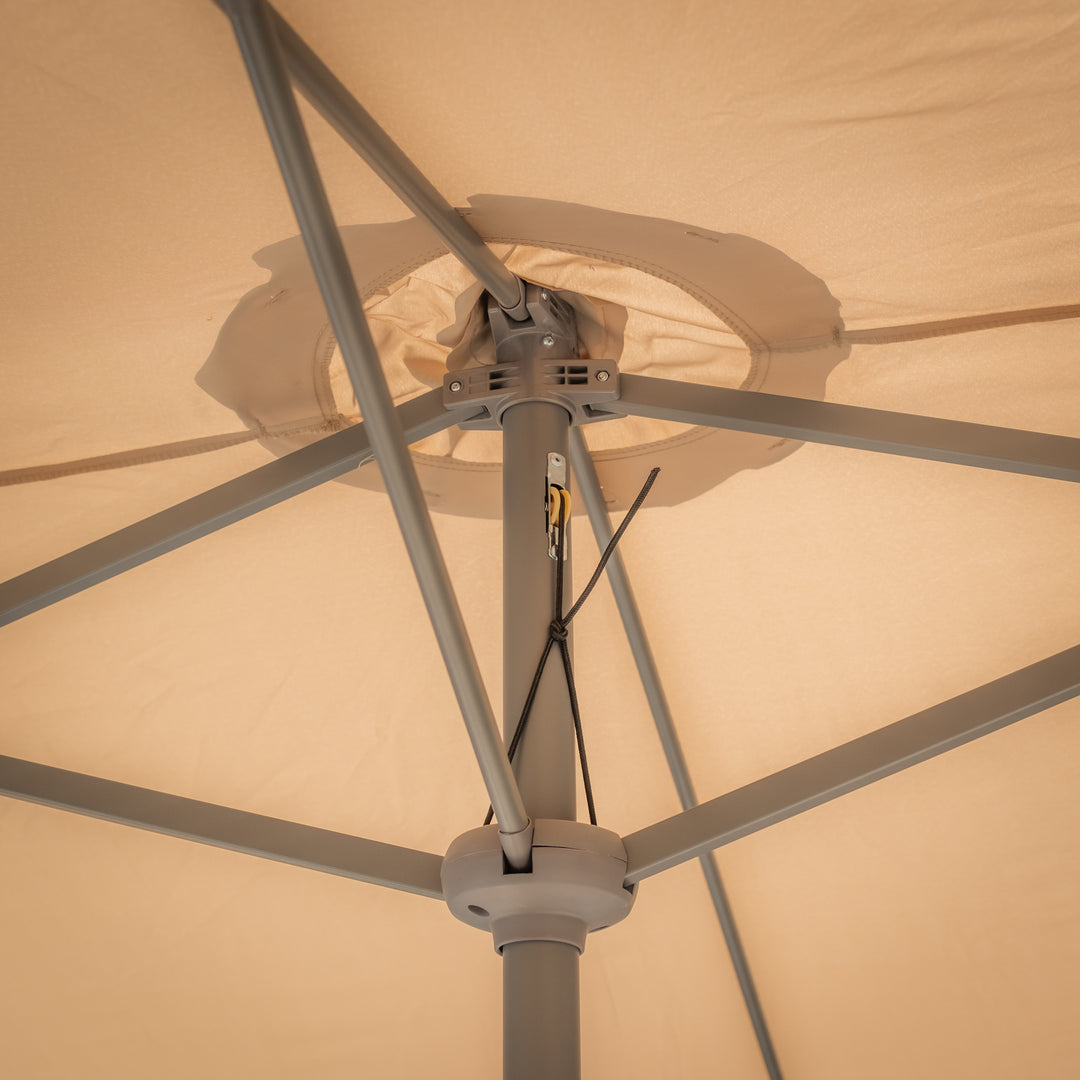 Capri 2.2x4M Rectangular Parasol With Crank