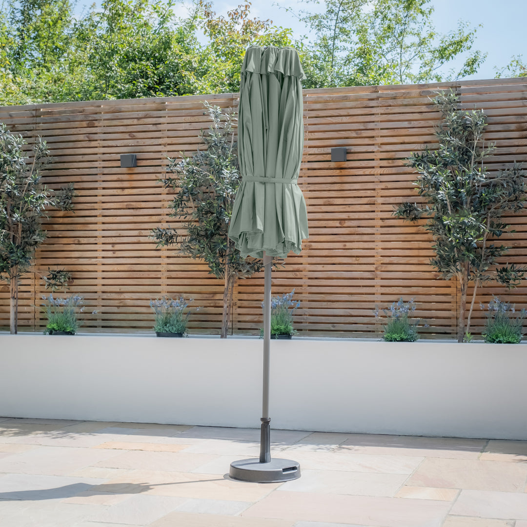 Capri 2.2x4M Rectangular Parasol With Crank