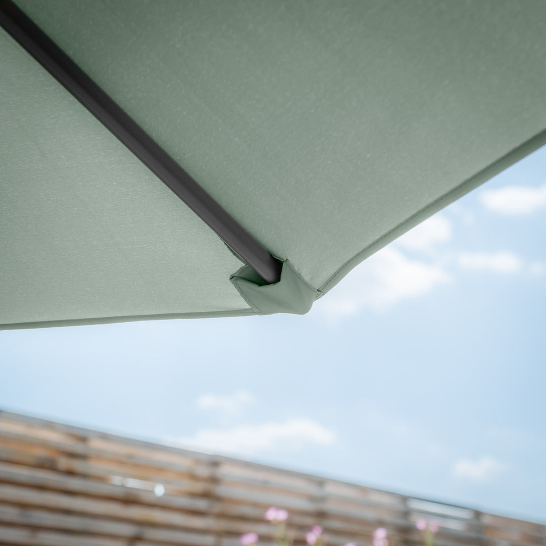 Capri 2.2x4M Rectangular Parasol With Crank