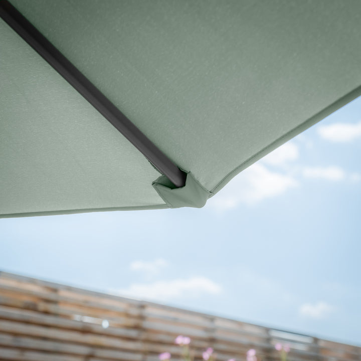 Capri 2.2x4M Rectangular Parasol With Crank