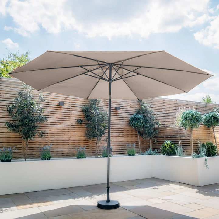 Capri 3.5M Round Parasol With Crank