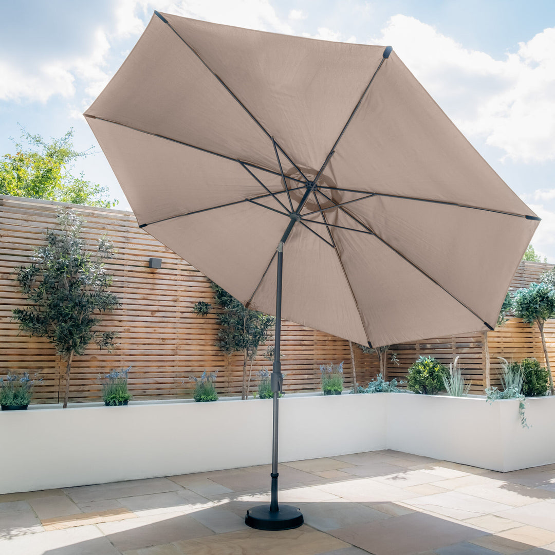 Capri 3.5M Round Parasol With Crank