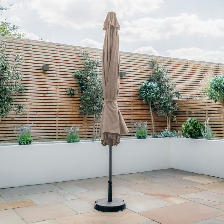 Capri 3.5M Round Parasol With Crank