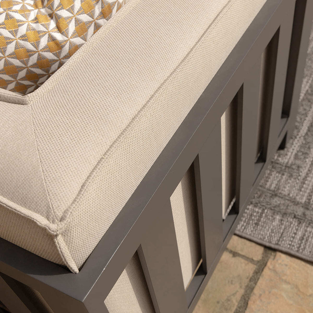 Ibiza Medium Corner Sofa Set With Round Coffee Table
