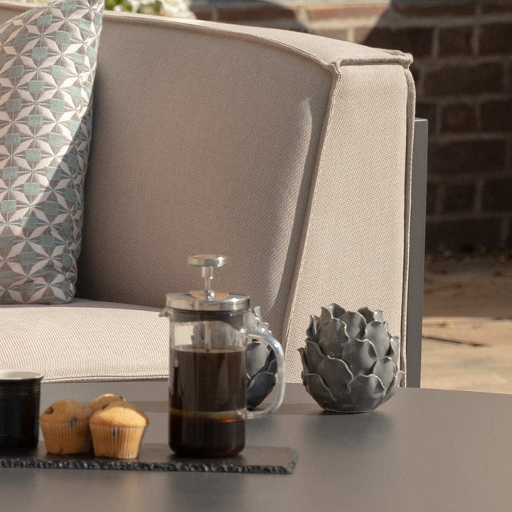 Ibiza Medium Corner Sofa Set With Round Coffee Table