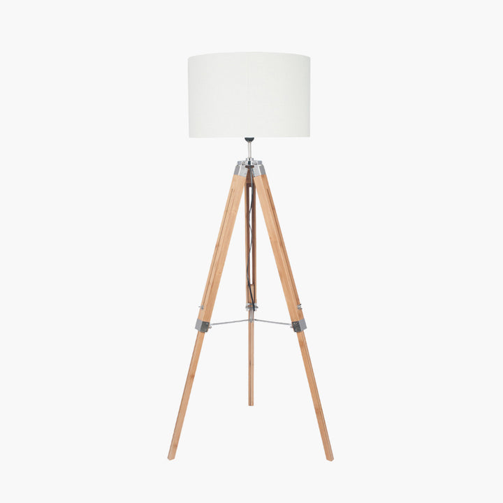 Sumba Bamboo Tripod Floor Lamp Base