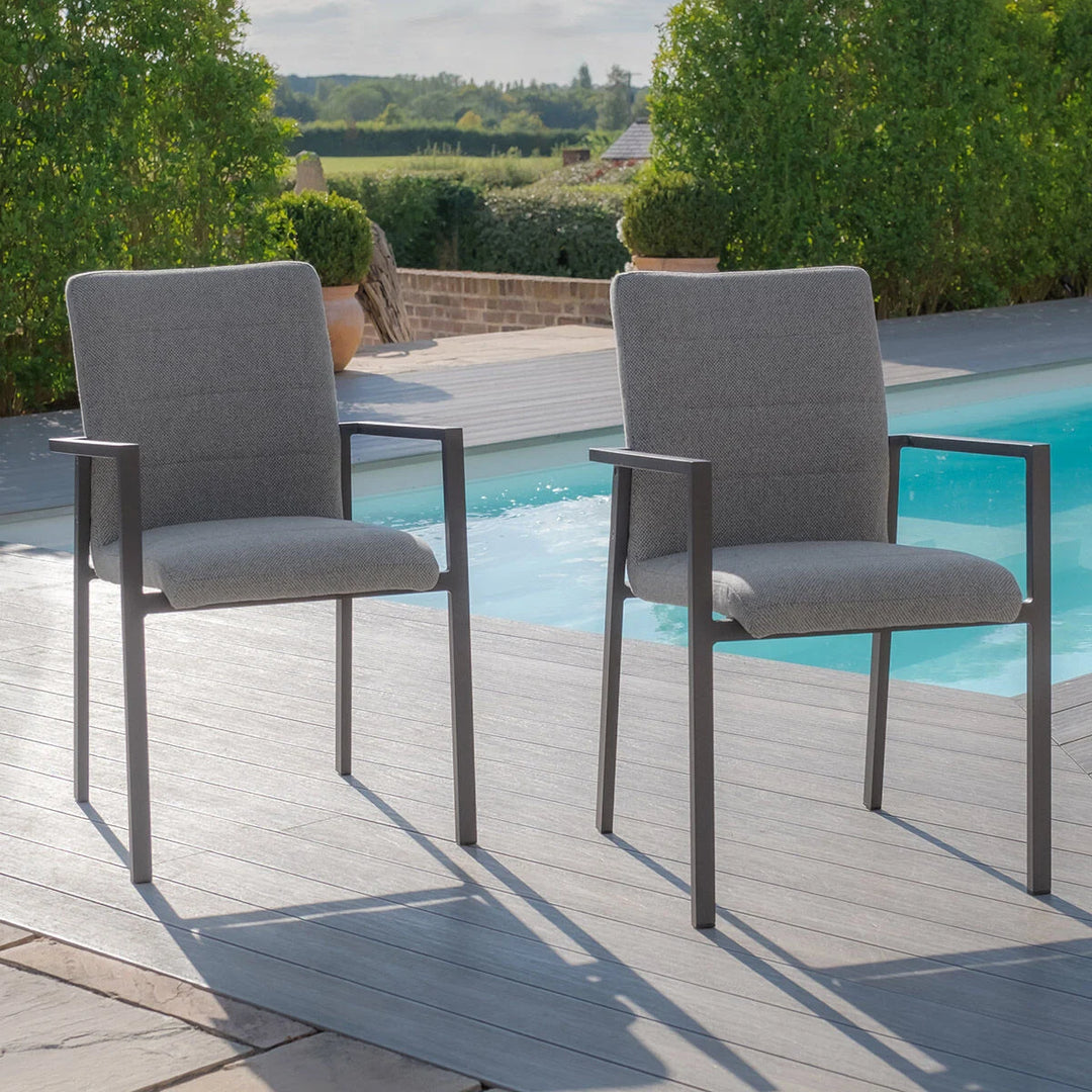 Maze -  Outdoor Fabric Pair of Ibiza Dining Chairs