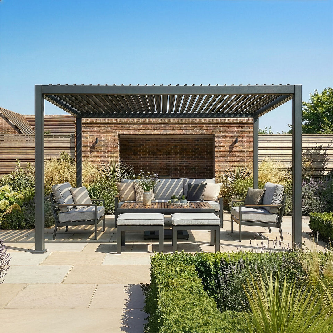 Jupiter Pergola Aluminium Rectangular 30x40 - Frame Only