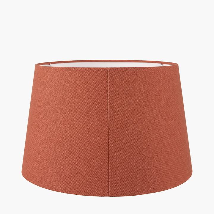 Winston 35cm Tobacco Handloom Tapered Cylinder Shade