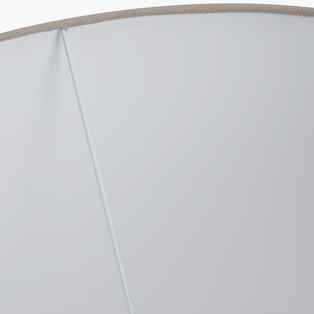 Winston 20cm Taupe Handloom Tapered Cylinder Shade