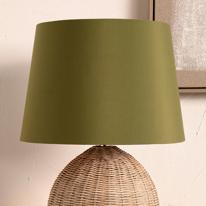Adelaide 25cm Sage Tapered Poly Cotton Shade