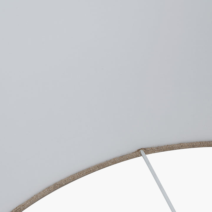 Edward 40cm Natural Linen Cylinder Shade