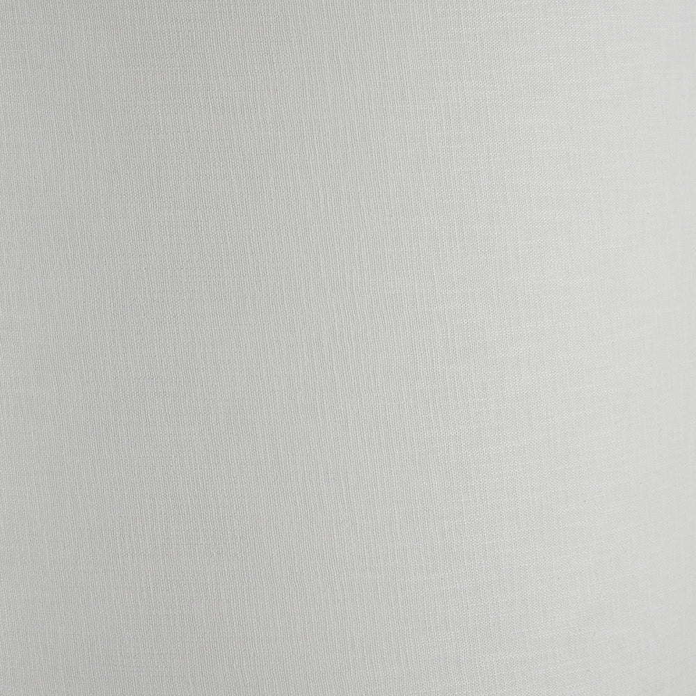 Lino 50cm White Self Lined Linen Drum Shade