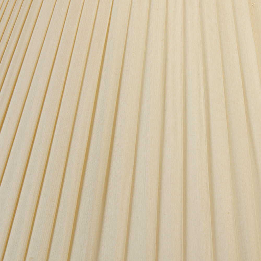 Bacall 35cm Almond Silk Knife Pleat Empire Shade