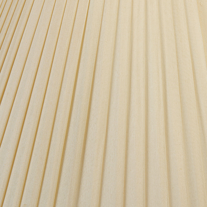 Bacall 35cm Almond Silk Knife Pleat Empire Shade