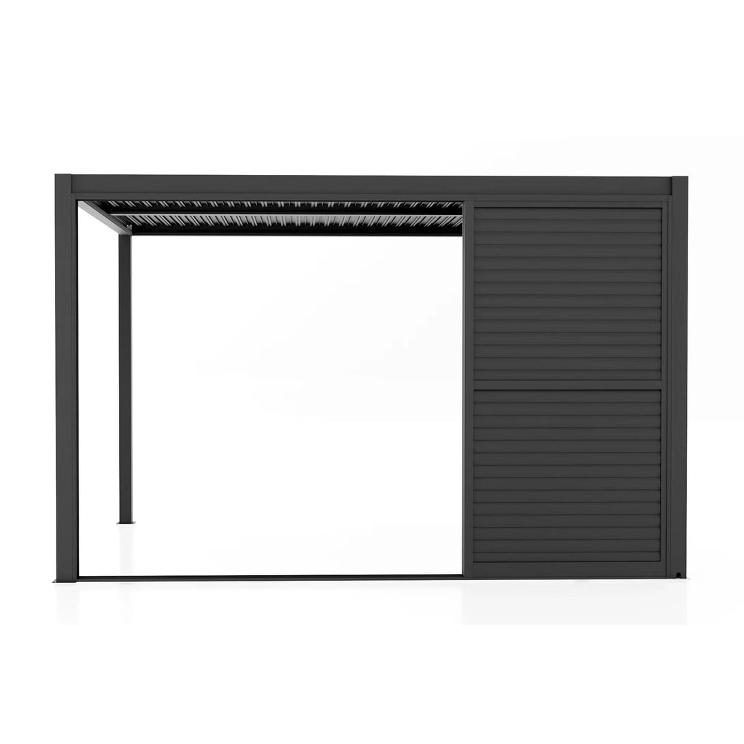 Maze - Como Pergola Sliding Louvre Doors 4m Side