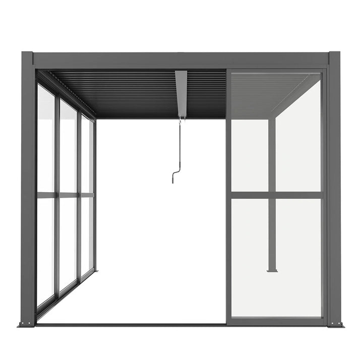 Maze - Como Pergola Sliding Transparent Doors 3m Side