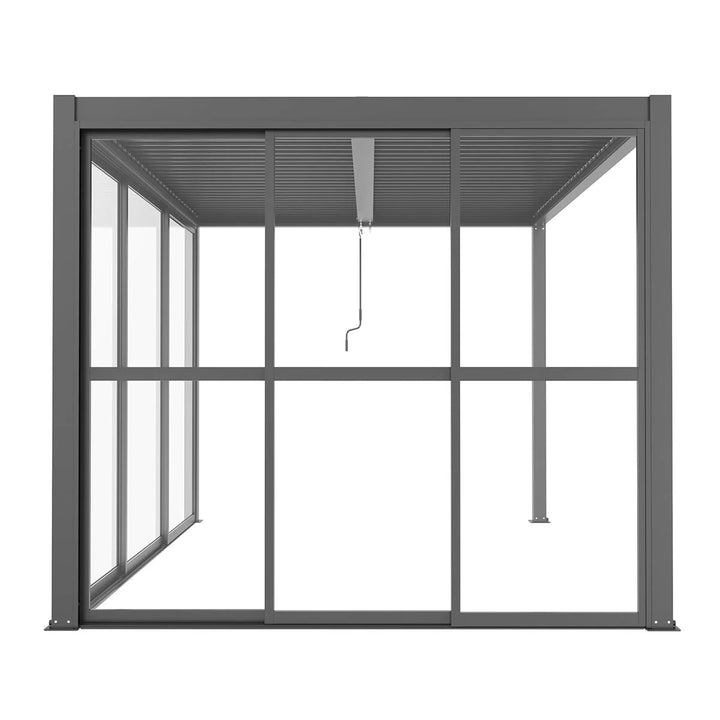 Maze - Como Pergola Sliding Transparent Doors 3m Side