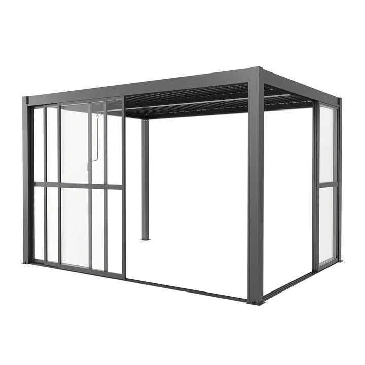 Maze - Como Pergola Sliding Transparent Doors 3m Side