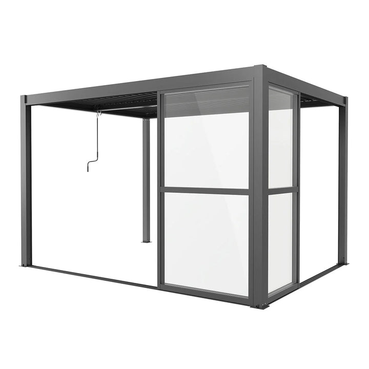 Maze - Como Pergola Sliding Transparent Doors 3m Side