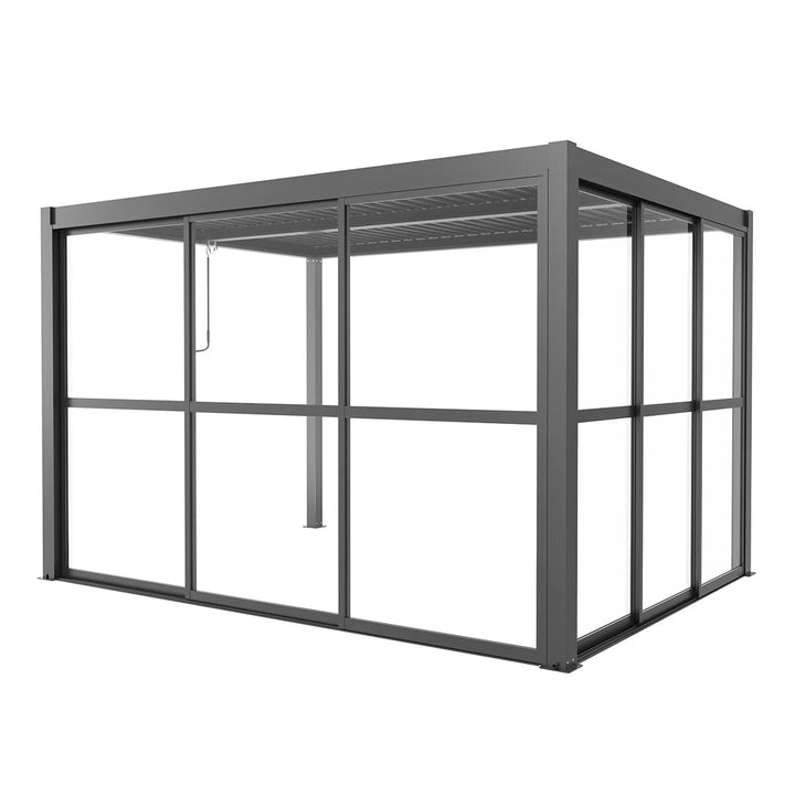 Maze - Como Pergola Sliding Transparent Doors 3m Side