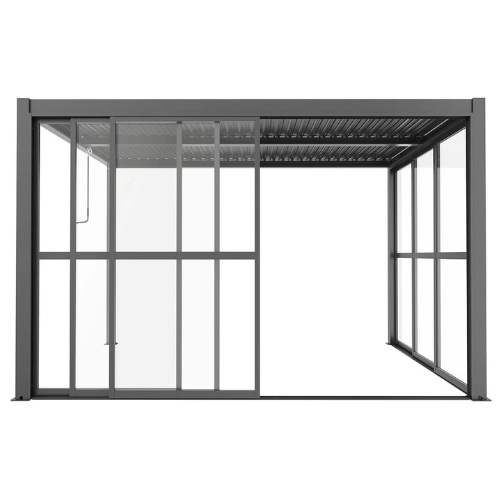 Maze - Como Pergola Sliding Transparent Doors 3m Side