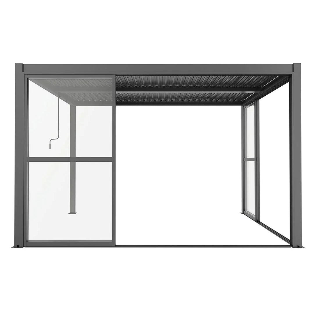 Maze - Como Pergola Sliding Transparent Doors 3m Side