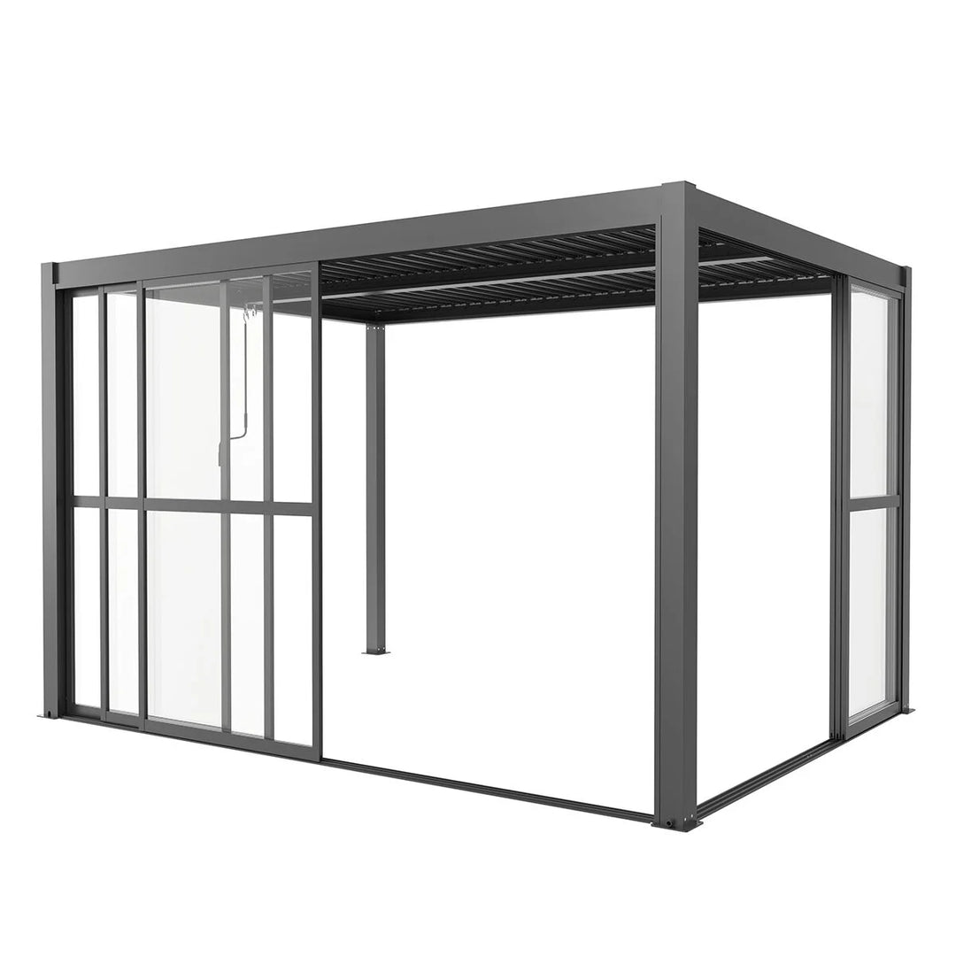 Maze - Como Pergola Sliding Transparent Doors 3m Side