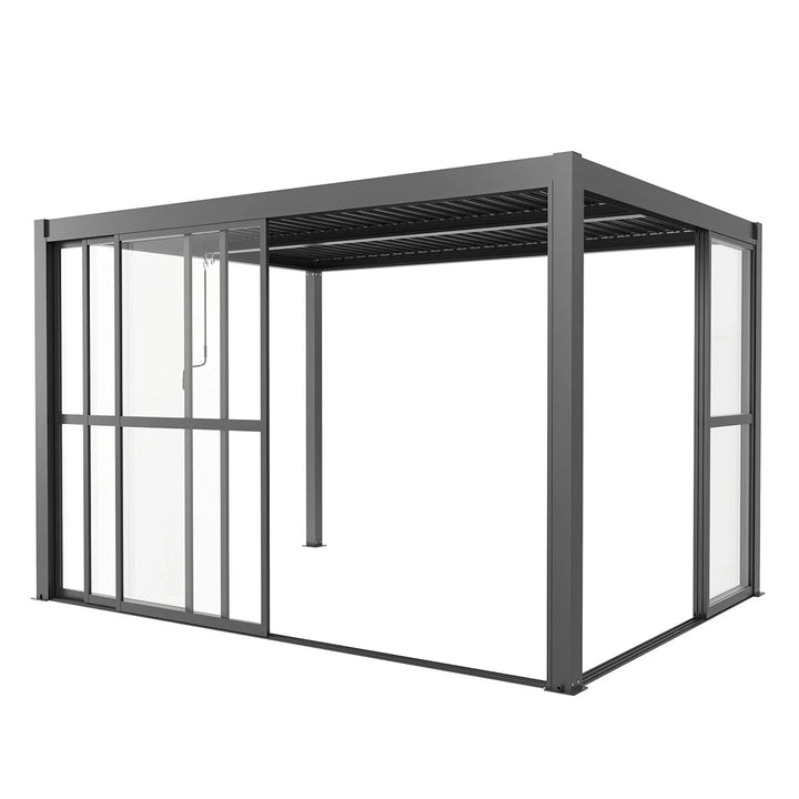 Maze - Como Pergola Sliding Transparent Doors 3m Side