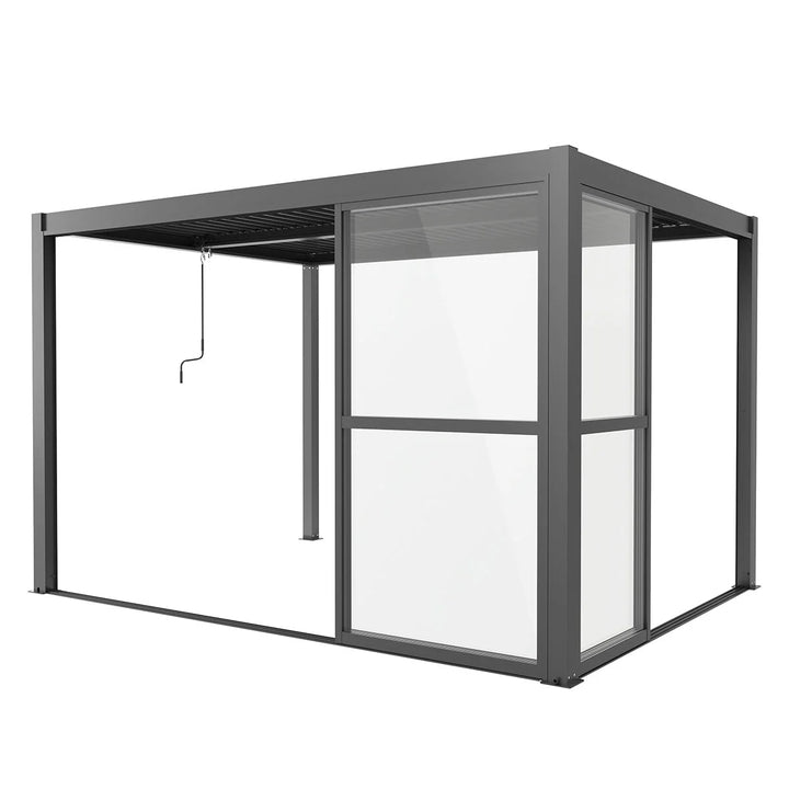Maze - Como Pergola Sliding Transparent Doors 3m Side