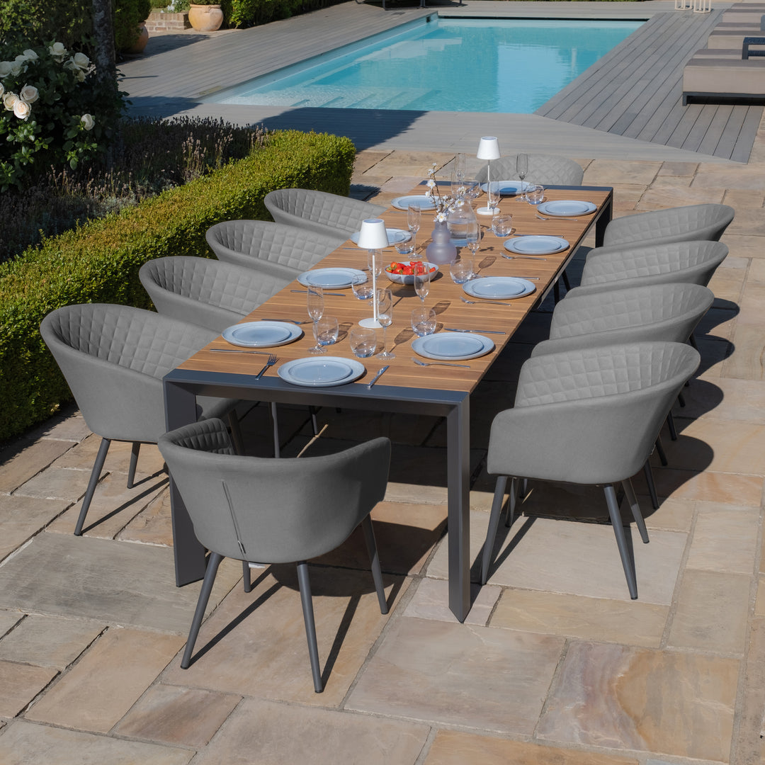 Jakarta Teak Rectangular Extending Dinning Table. 200/260/320cm