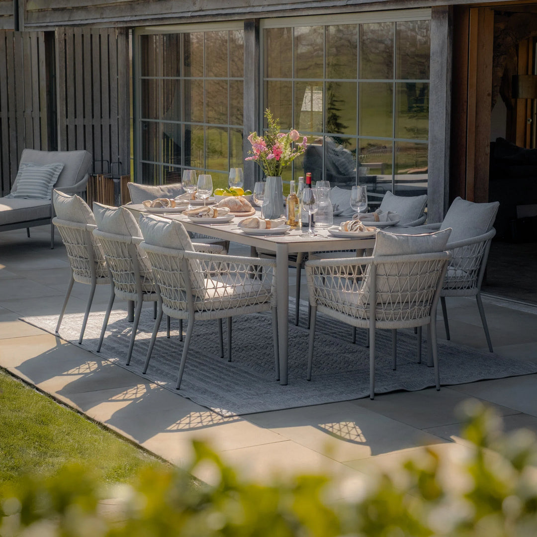 Monaco 8 seat rectangular dining set