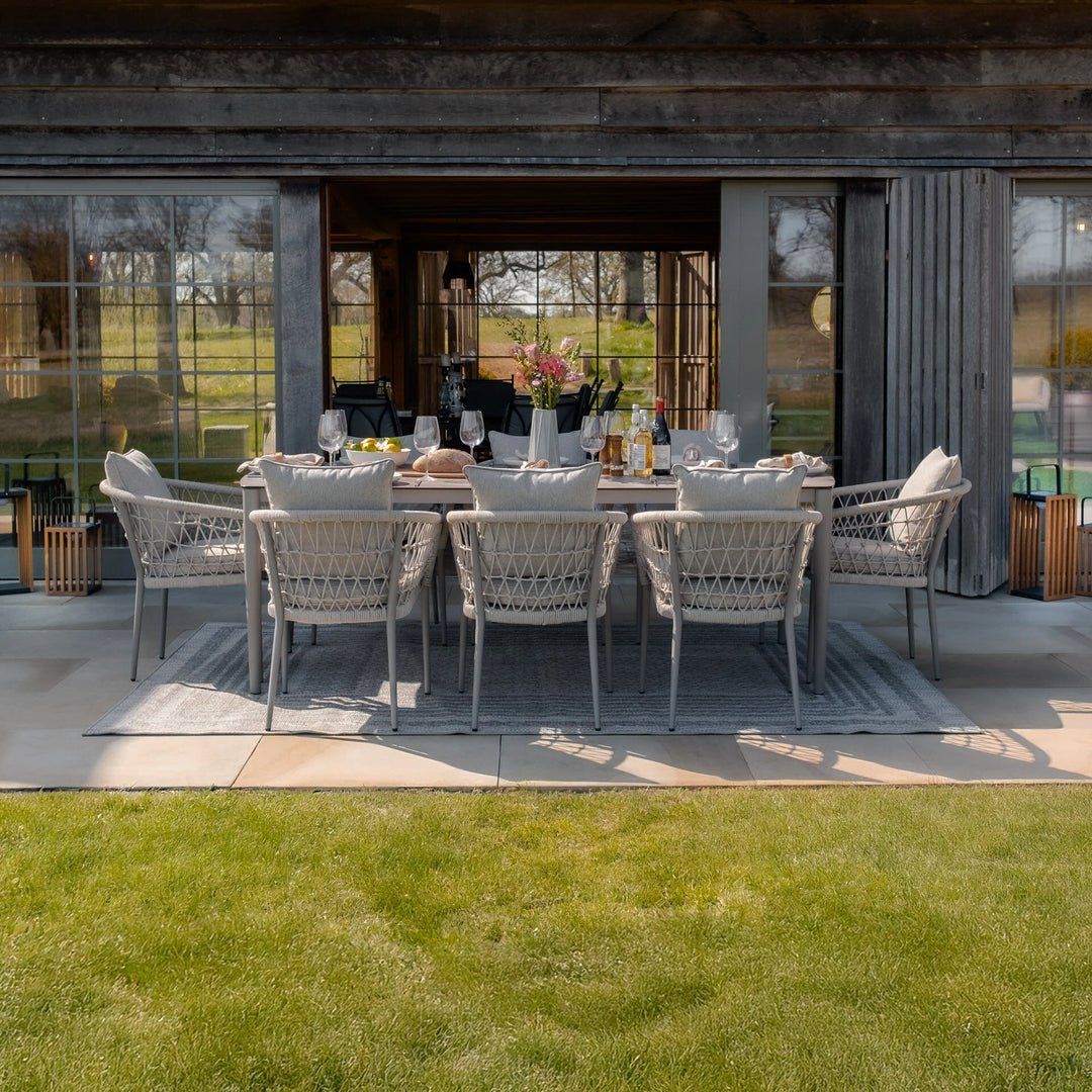 Monaco 8 seat rectangular dining set