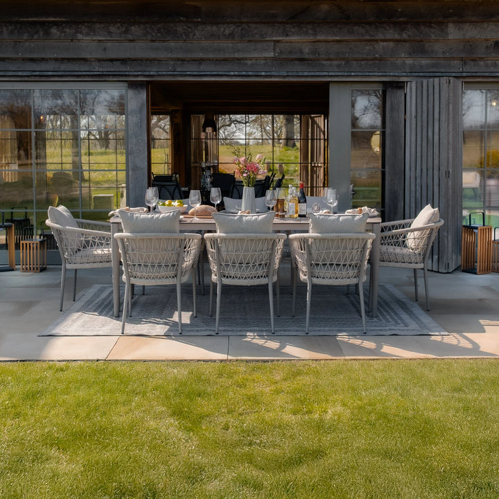 Monaco 8 seat rectangular dining set