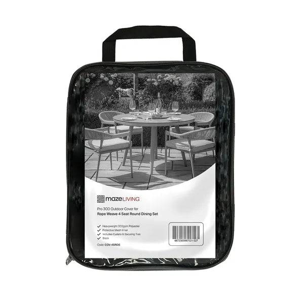 Maze - Pro 300 Outdoor Furniture Cover for 4 Seat Round Dining Set