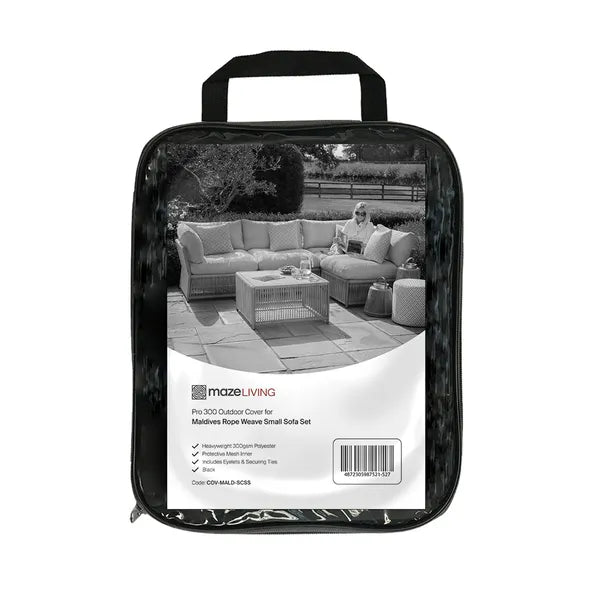 Maze - Pro 300 Outdoor Furniture Cover for Maldives Rope Weave Small Corner Sofa S
