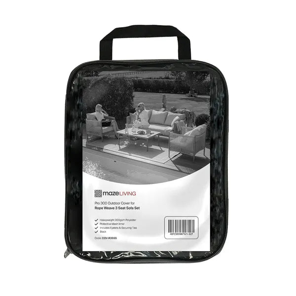Maze - Pro 300 Outdoor Furniture Cover for Milan & Havana 3 Seat Sofa Set