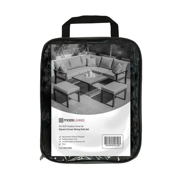 Maze - Pro 300 Outdoor Furniture Cover for Florence & Vancouver Square Corner Dining Sofa Set