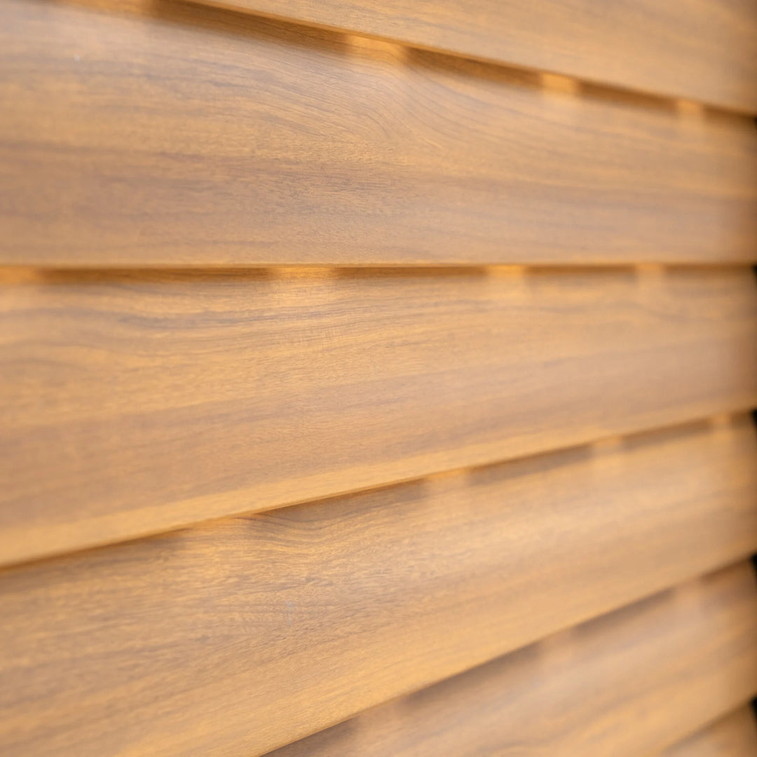 Maze - Como Pergola Sliding Louvre Doors 4m Side