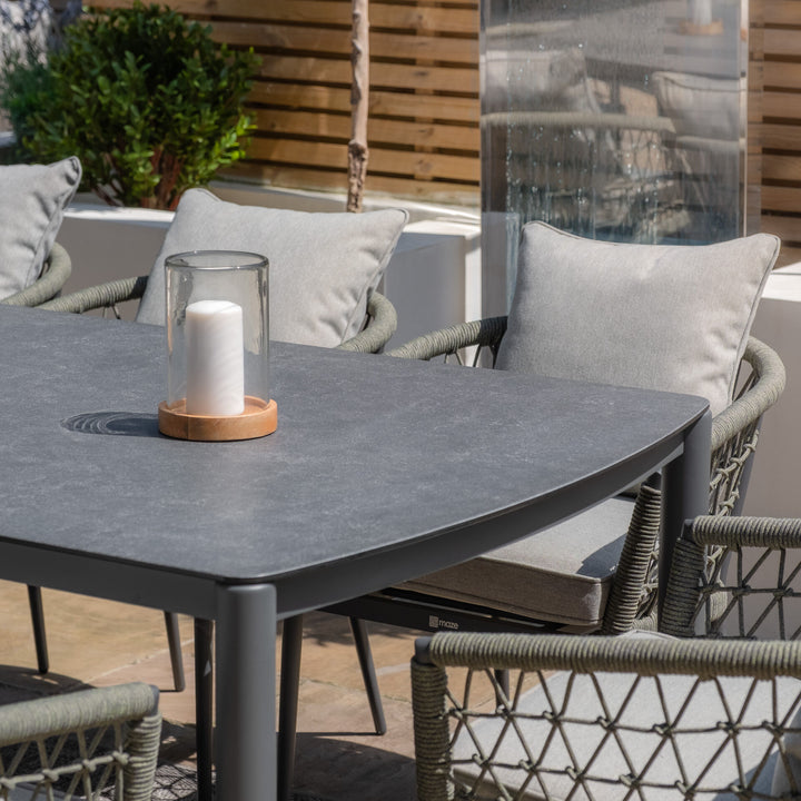 Monaco 8 seat rectangular dining set