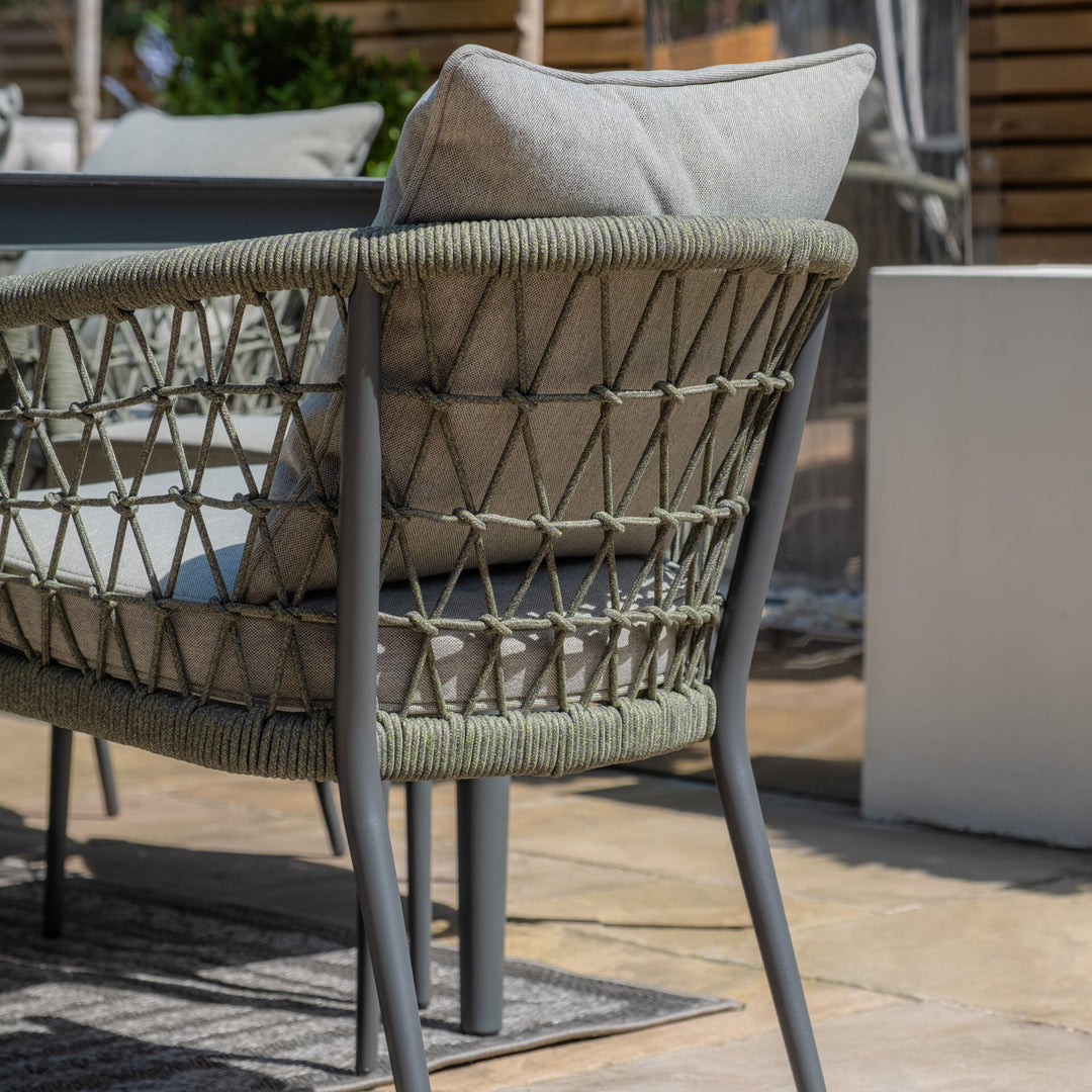 Monaco 8 seat rectangular dining set