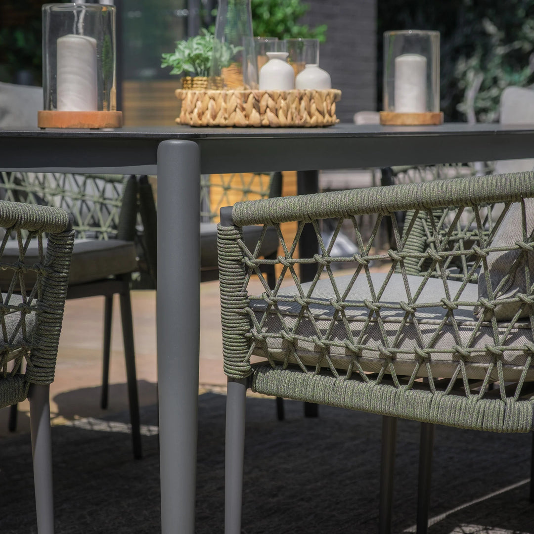 Monaco 8 seat rectangular dining set